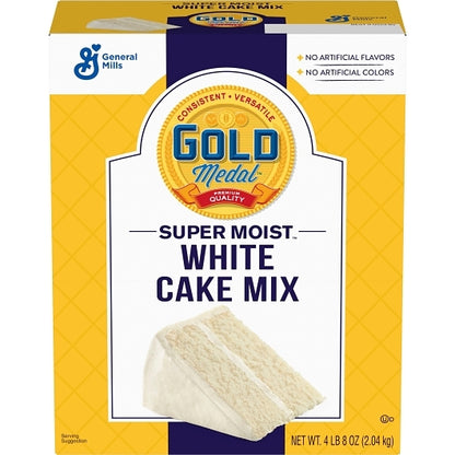Gold Medal Supermoist White Cake Mixs, 6 x 4.5 lb Case - DOT product image 2