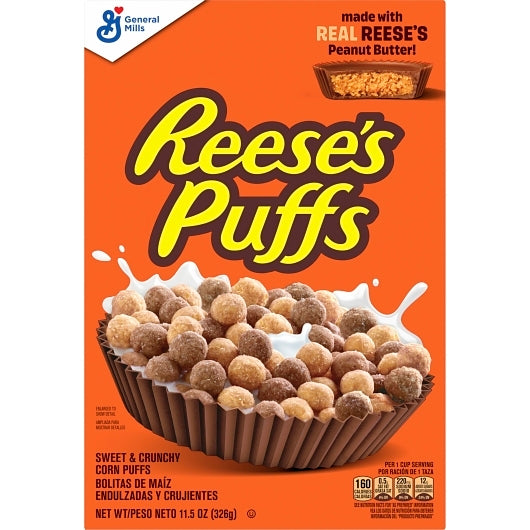 Reeses Puffs Cereal , 12 x 11.5 oz Case - DOT product image 3