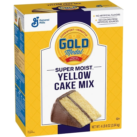 Supermoist Yellow Cake Super Moist Yellow Cake Mix, 6 x 4.5 lb Case - DOT product image 4