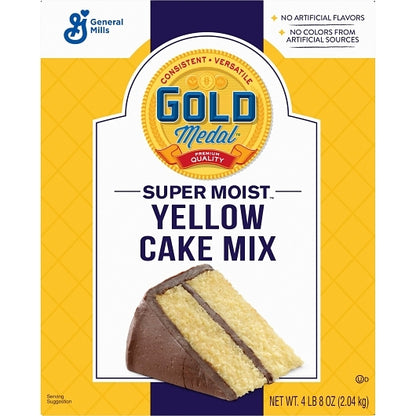 Supermoist Yellow Cake Super Moist Yellow Cake Mix, 6 x 4.5 lb Case - DOT product image 3