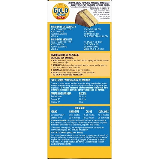 Supermoist Yellow Cake Super Moist Yellow Cake Mix, 6 x 4.5 lb Case - DOT product image 5