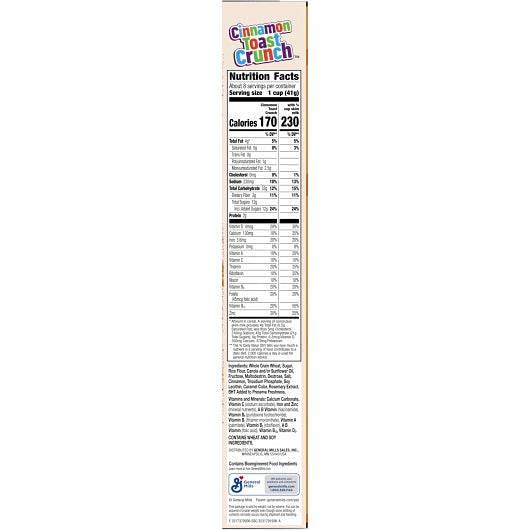 Cinnamon Toast Crunch Cereal, 12 x 12 oz Case - DOT product image 8