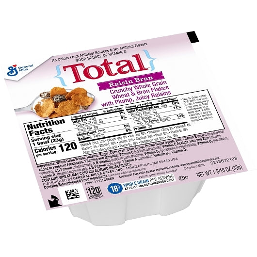Total Raisin Bran Cereal, 96 x 1.19 oz Case - DOT product image 6