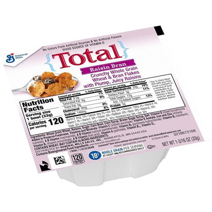 Total Raisin Bran Cereal, 96 x 1.19 oz Case - DOT product image 6