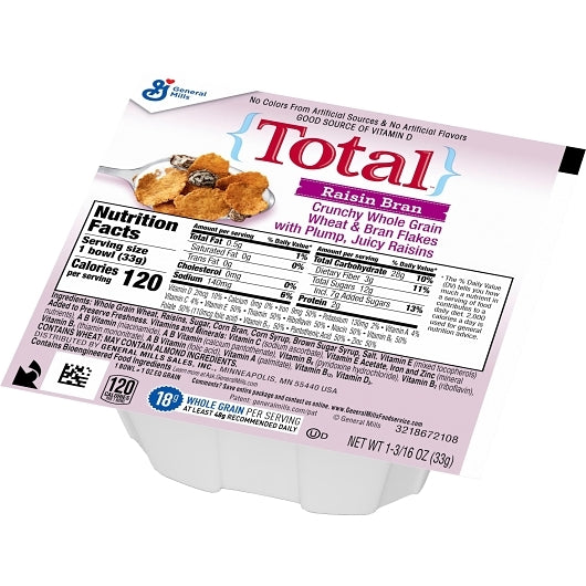 Total Raisin Bran Cereal, 96 x 1.19 oz Case - DOT product image 8