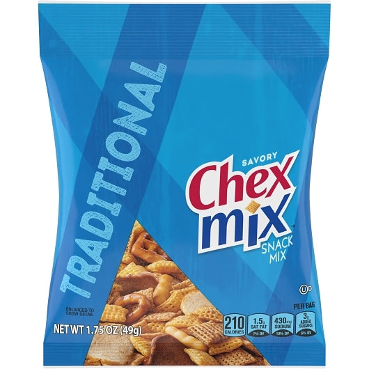 Chex Mix Single Serve Traditional Flavor, 60 x 1.75 oz Case - DOT product image 4
