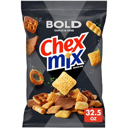 Chex Mix Bold Party Blend Snack Mix Bulk, 10 x 32.5 oz Case - DOT product image 2