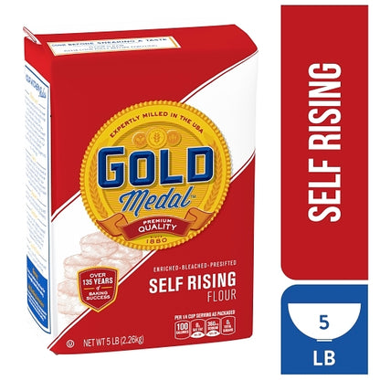 Gold Medal Bleached Enriched Pre-sifted Self Rising Flour, 8 x 5 lb Case - DOT product image 2