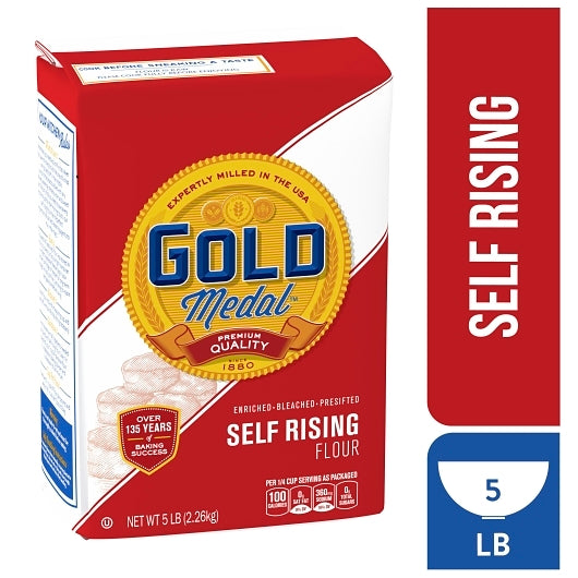 Gold Medal Bleached Enriched Pre-sifted Self Rising Flour, 8 x 5 lb Case - DOT product image 2