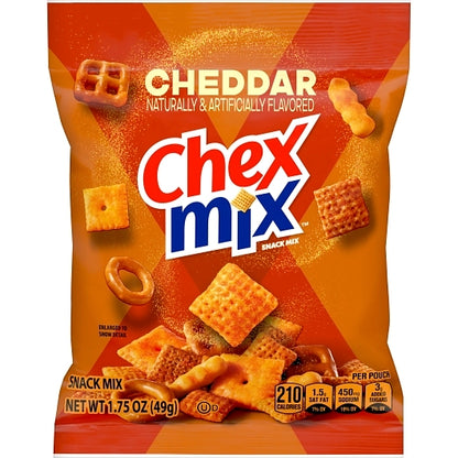 Chex Cheddar Flavor Cheddar Snack Mix, 60 x 1.75 oz Case - DOT product image 3