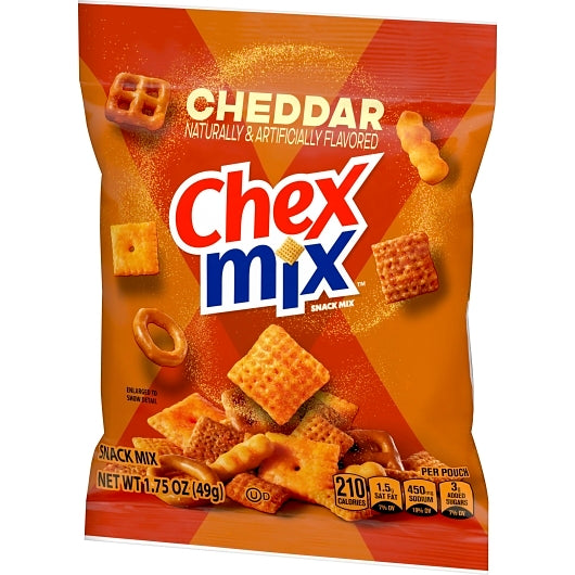 Chex Cheddar Flavor Cheddar Snack Mix, 60 x 1.75 oz Case - DOT product image 7