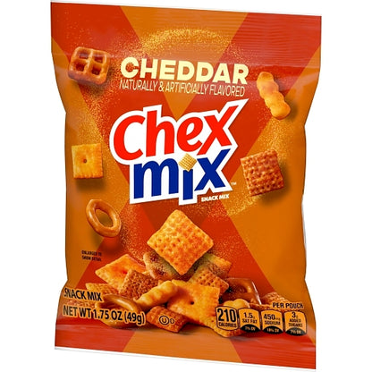 Chex Cheddar Flavor Cheddar Snack Mix, 60 x 1.75 oz Case - DOT product image 7