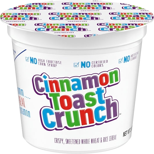 Cinnamon Toast Crunch Cereal Single Serve, 60 x 2 oz Case - DOT product image 3