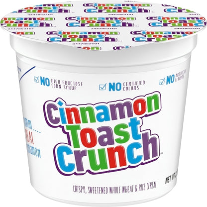 Cinnamon Toast Crunch Cereal Single Serve, 60 x 2 oz Case - DOT product image 3