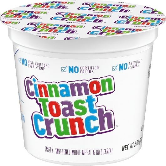 Cinnamon Toast Crunch Cereal Single Serve, 60 x 2 oz Case - DOT product image 8