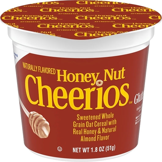 Cheerios Honey Nut Cereal, 60 x 1.8 oz Case - DOT product image 3