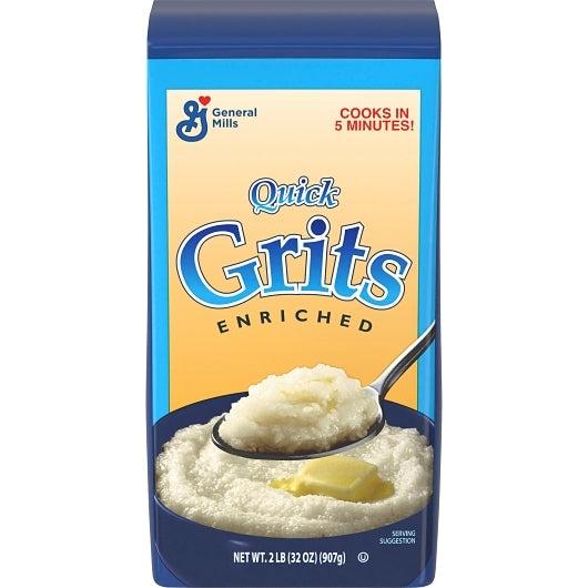 Pillsbury Quick White Pillsbury Quick Grits Bulk Enriched White Corn Cereal, 12 x 2 lb Case - DOT product image 3