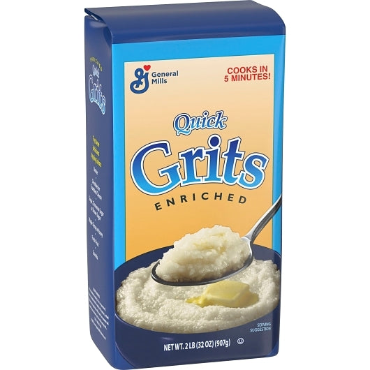 Pillsbury Quick White Pillsbury Quick Grits Bulk Enriched White Corn Cereal, 12 x 2 lb Case - DOT product image 6