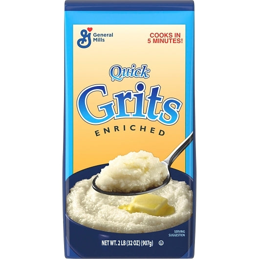 Pillsbury Quick White Pillsbury Quick Grits Bulk Enriched White Corn Cereal, 12 x 2 lb Case - DOT product image 5