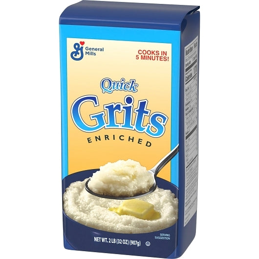 Pillsbury Quick White Pillsbury Quick Grits Bulk Enriched White Corn Cereal, 12 x 2 lb Case - DOT product image 8