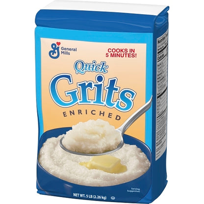 Quick Grits White Pillsbury Quick Grits Bulk Enriched White Corn Cereal, 8 x 5 lb Case - DOT product image 7