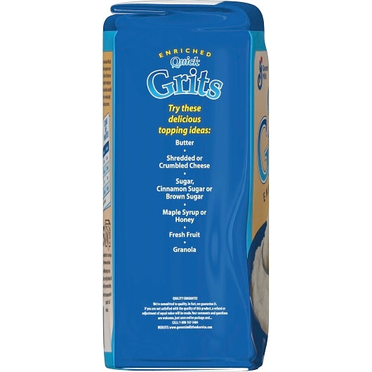 Quick Grits White Pillsbury Quick Grits Bulk Enriched White Corn Cereal, 8 x 5 lb Case - DOT product image 6