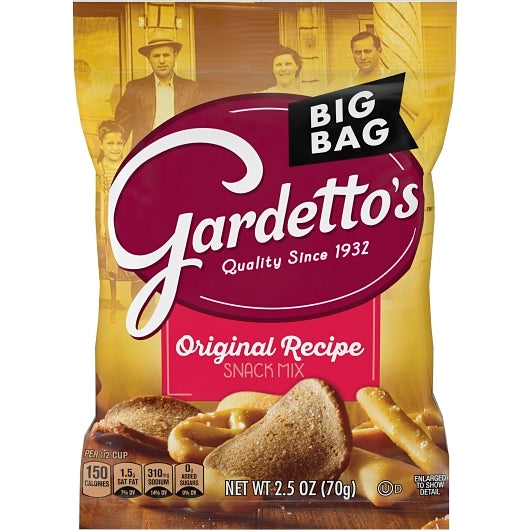 Gardettos Original Recipe Snack Mix, 36 x 2.5 oz Case - DOT product image 4