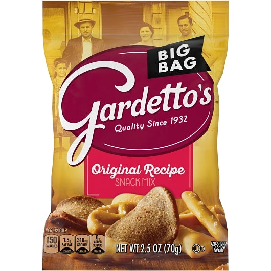 Gardettos Original Recipe Snack Mix, 36 x 2.5 oz Case - DOT product image 5