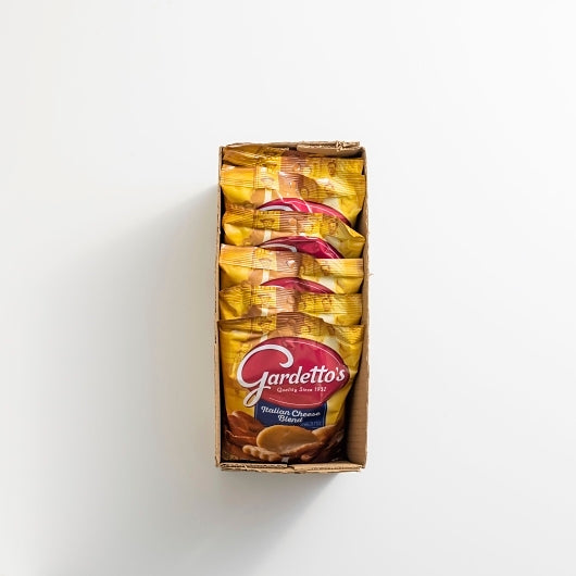 Gardetto's Italian Cheese Bread Snack Mix, 7 x 5.5 oz Case - GS1 open-case image