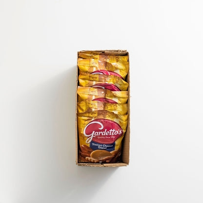 Gardetto's Italian Cheese Bread Snack Mix, 7 x 5.5 oz Case - GS1 open-case image