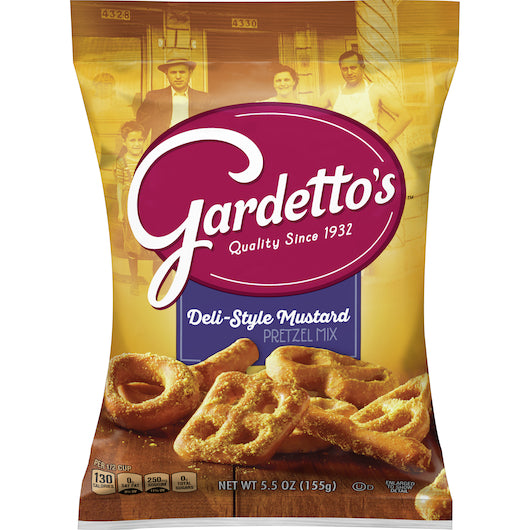 Gardetto's Deli-Style Mustard Pretzel Snack Mix, 7 x 5.5 oz Case - DOT product image 3