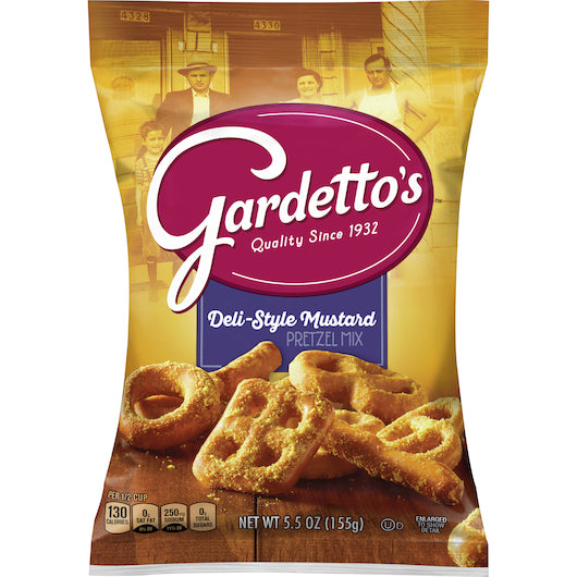 Gardetto's Deli-Style Mustard Pretzel Snack Mix, 7 x 5.5 oz Case - DOT product image 5