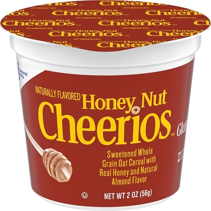 Cheerios Honey Nut Cereal, 60 x 2 oz Case - Pantry Ingredients