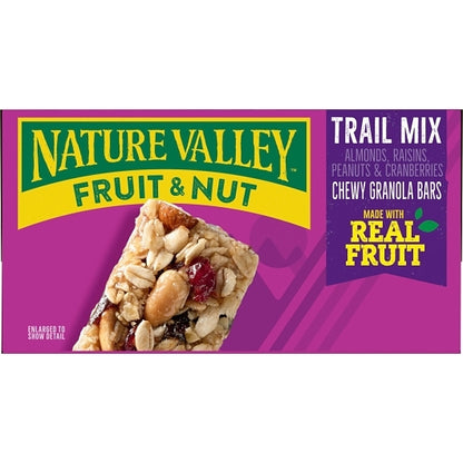 Nature Valley Chewy Fruit & Nut Trail Mix Bar, 8 x 16 x 1.2 oz Case - DOT product image 7