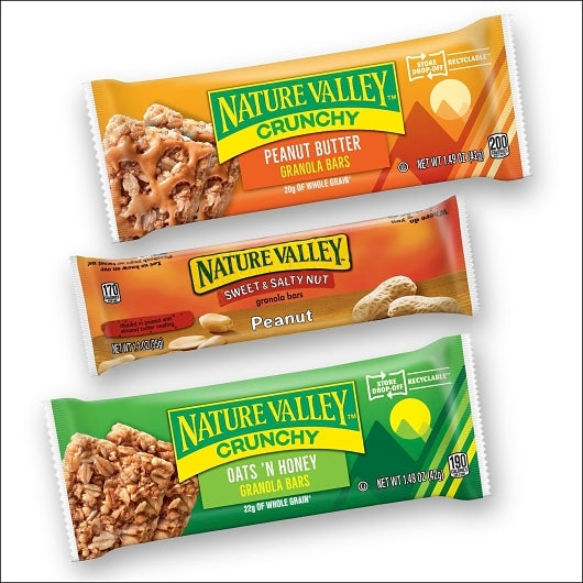 Nature Valley Variety Pack: Crunchy Oat 'N Honey, Sweet & Salty Nut Peanut, Crunchy Peanut Granola Bar, 70 x 6.26 lb - DOT product image 4