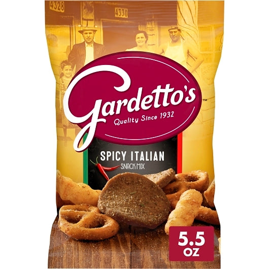Gardetto's Spicy Italian Snack Mix, 7 x 5.5 oz Case - Snacks