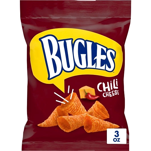 Bugles Chili Cheese, 6 x 3 oz Case - Snacks