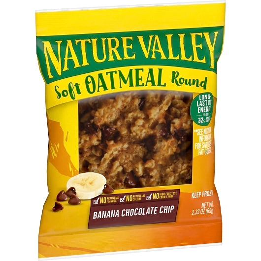 Nature Valley Banana Chocolate Chip Soft Oatmeal Round, 72 x 2.32 oz Case - DOT product image 5