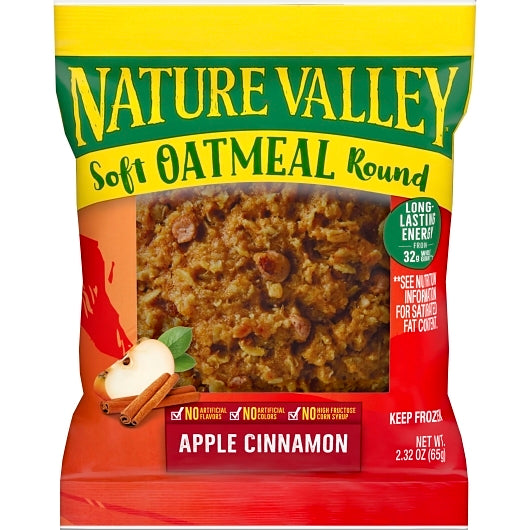 Nature Valley Apple Cinnamon Soft Oatmeal Round, 72 x 2.32 oz Case - DOT product image 2