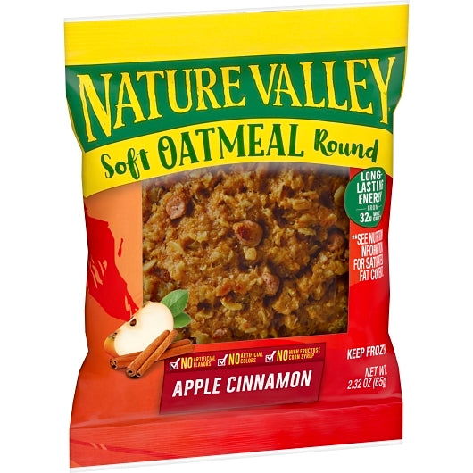 Nature Valley Apple Cinnamon Soft Oatmeal Round, 72 x 2.32 oz Case - DOT product image 5