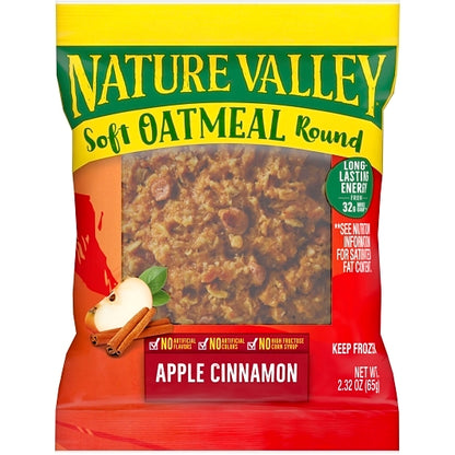 Nature Valley Apple Cinnamon Soft Oatmeal Round, 72 x 2.32 oz Case - DOT product image 4