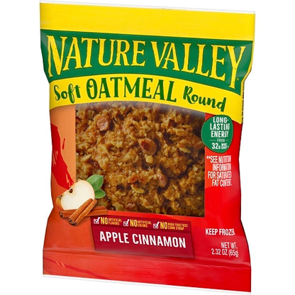 Nature Valley Apple Cinnamon Soft Oatmeal Round, 72 x 2.32 oz Case - DOT product image 7