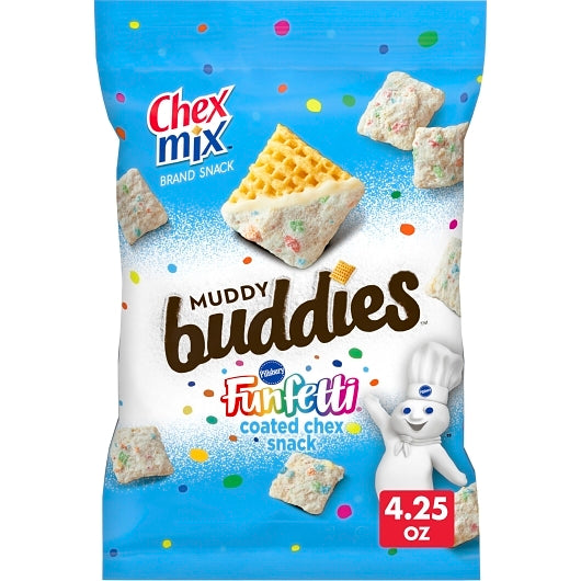 Chex Mix Mud Bud Funfetti, 7 x 4.25 oz Case - Pantry Ingredients