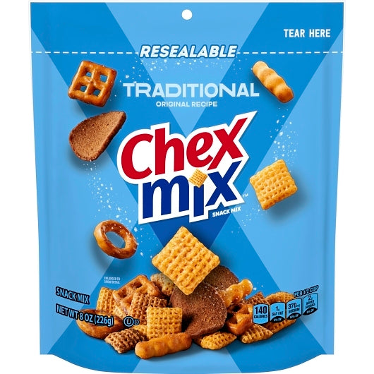 Chex Mix Traditional Snack Mix, 4 x 8 oz Case - Snacks - image 2
