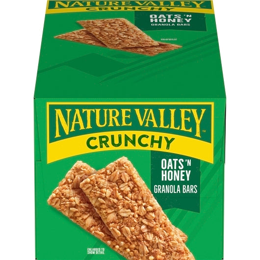 Nature Valley Oats 'N Honey Crunchy Granola Double Bar, 6 x 28 x 1.49 oz Case - DOT product image 3