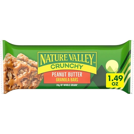 Nature Valley Double Peanut Butter Snack Bar, 6 x 18 x 1.49 oz Case - Snack Bars & Granola Bars