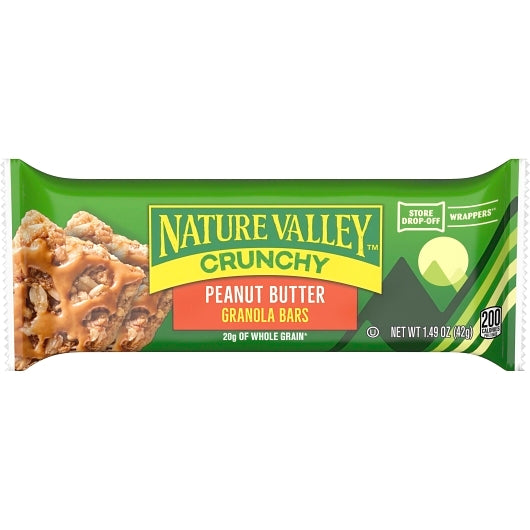 Nature Valley Double Peanut Butter Snack Bar, 6 x 18 x 1.49 oz Case - DOT product image 2