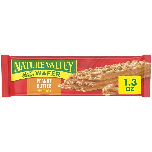 Nature Valley Peanut Butter Wafer Bars, 4 x 12 x 1.3 oz Case - Bakery & Desserts