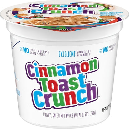 Cinnamon Toast Crunch Cereal Single Serve, 60 x 2 oz Case - DOT product image 4