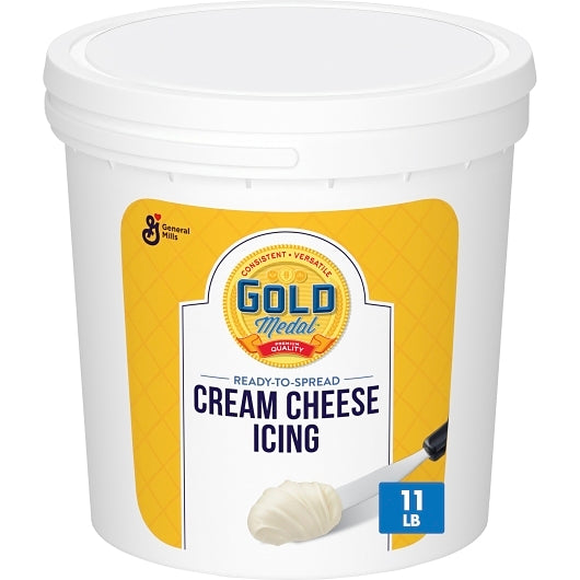 Gold Medal Ready-To-Spread Cream Cheese Icing, 2 x 11 lb Case - Bakery & Desserts
